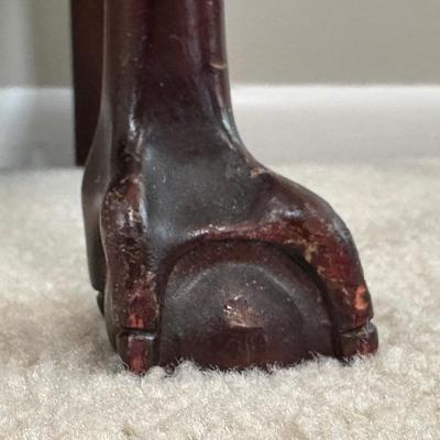 LOT 50C: Beautiful Mahogany Vanity Bench