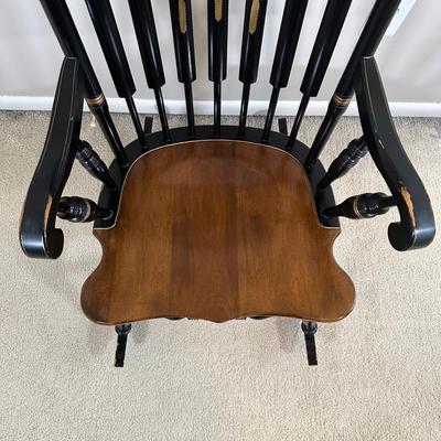 LOT 51A: Two Vintage Hand Painted Rocking Chairs