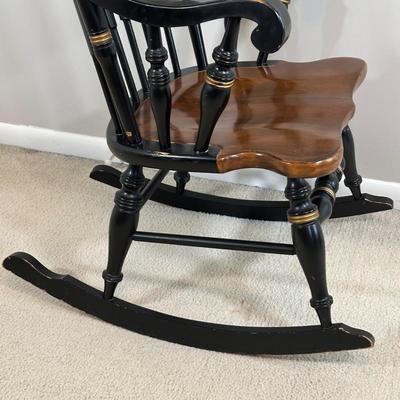 LOT 51A: Two Vintage Hand Painted Rocking Chairs