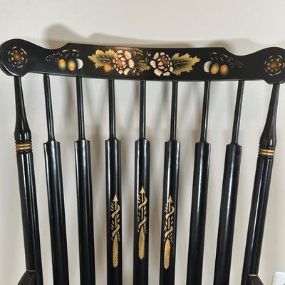 LOT 51A: Two Vintage Hand Painted Rocking Chairs