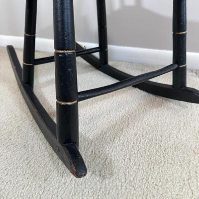 LOT 51A: Two Vintage Hand Painted Rocking Chairs