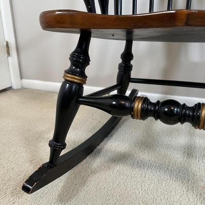 LOT 51A: Two Vintage Hand Painted Rocking Chairs