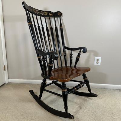 LOT 51A: Two Vintage Hand Painted Rocking Chairs