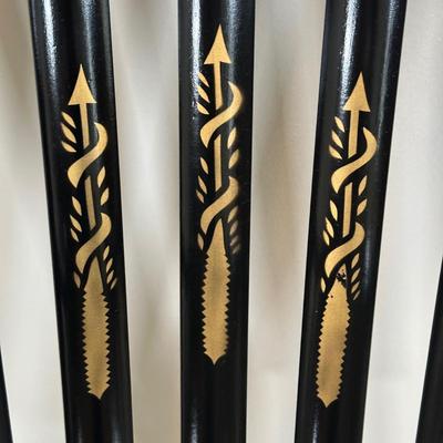 LOT 51A: Two Vintage Hand Painted Rocking Chairs