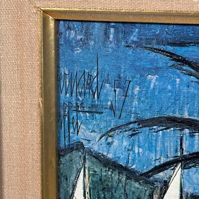 LOT 53C: View of Sailing Cannes by Bernard Buffet