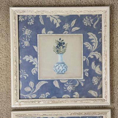 LOT 56A: Collection Of Framed Floral Prints