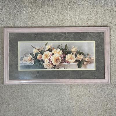 LOT 56A: Collection Of Framed Floral Prints