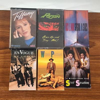 LOT 57A: Cassette Tape Collection w/ Cassette Storage