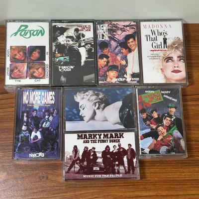 LOT 57A: Cassette Tape Collection w/ Cassette Storage