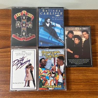 LOT 57A: Cassette Tape Collection w/ Cassette Storage