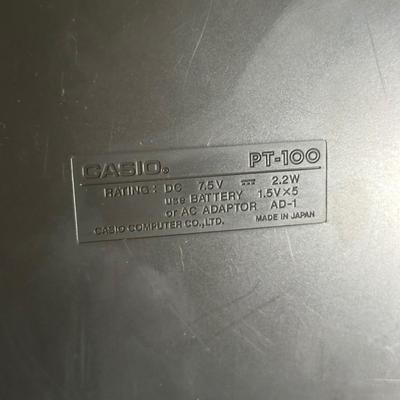 LOT 59A: Casio PT-100 Electric Keyboard