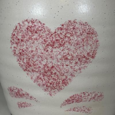 LOT 60C: Two Wooden Side Tables w/ Floral Table Lamp