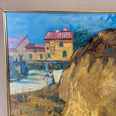 LOT 63C: Pablo Picasso Lithograph & Vincent Van Gogh Framed Prints