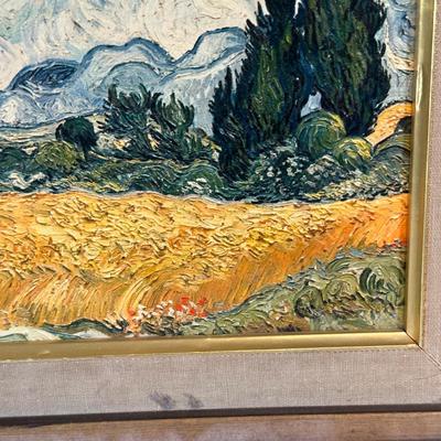 LOT 63C: Pablo Picasso Lithograph & Vincent Van Gogh Framed Prints