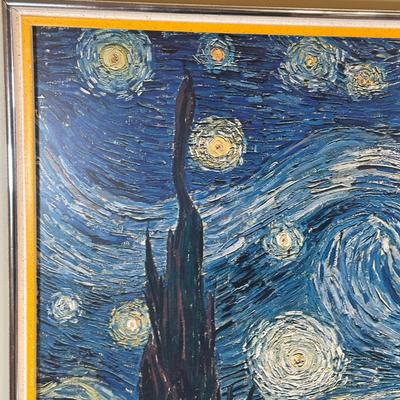 LOT 63C: Pablo Picasso Lithograph & Vincent Van Gogh Framed Prints