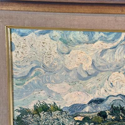 LOT 63C: Pablo Picasso Lithograph & Vincent Van Gogh Framed Prints