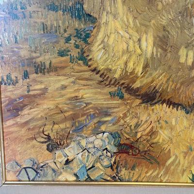 LOT 63C: Pablo Picasso Lithograph & Vincent Van Gogh Framed Prints