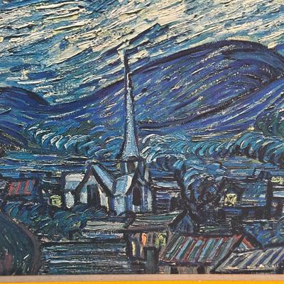 LOT 63C: Pablo Picasso Lithograph & Vincent Van Gogh Framed Prints