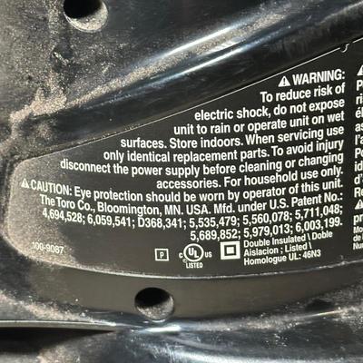 LOT 65G: Toro Super Blower & Black & Decker 17” Hedge Trimmer