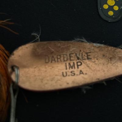 Vtg. Fishing lures & spinners