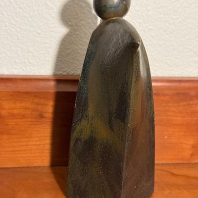 Ceramic Guardian Spirit Figure 6.5in Tall - Signed Barb Hertel