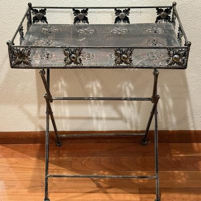 Decorative Metal Side Table