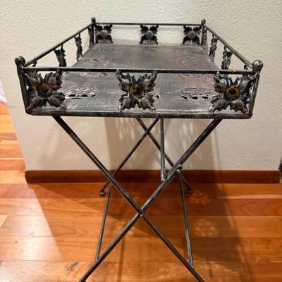 Decorative Metal Side Table