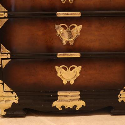 Korean Tansu-Syle Chinoiserie Chest (See Details)