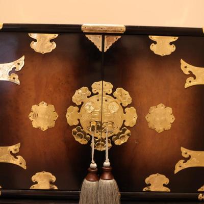 Korean Tansu-Syle Chinoiserie Chest (See Details)