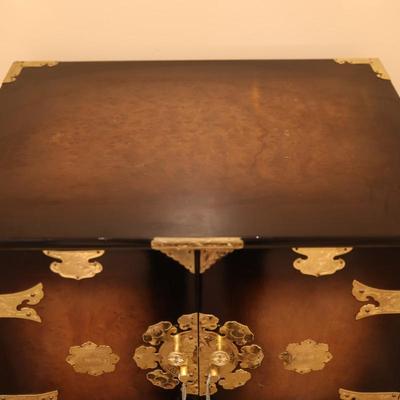 Korean Tansu-Syle Chinoiserie Chest (See Details)