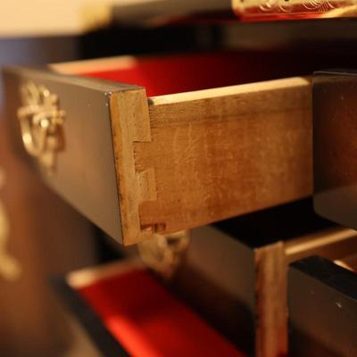 Korean Tansu-Syle Chinoiserie Chest (See Details)