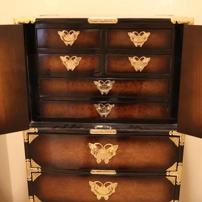 Korean Tansu-Syle Chinoiserie Chest (See Details)