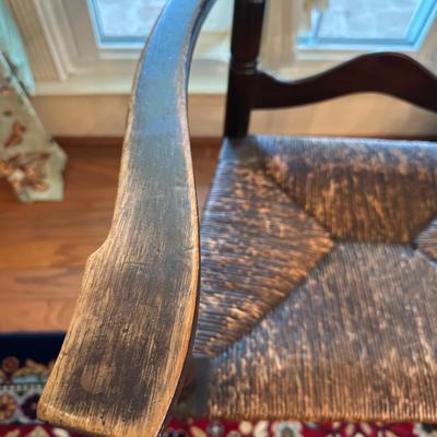 Six Ladder Back Chairs (See Details)