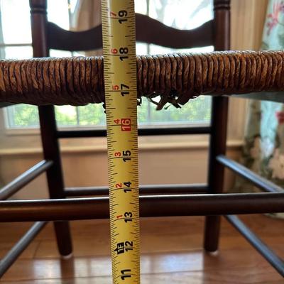 Six Ladder Back Chairs (See Details)