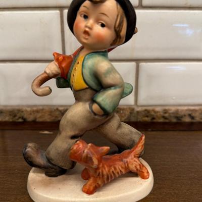 Vintage TMK-1 Hummel Strolling Along Figure - 4.75 in. Tall