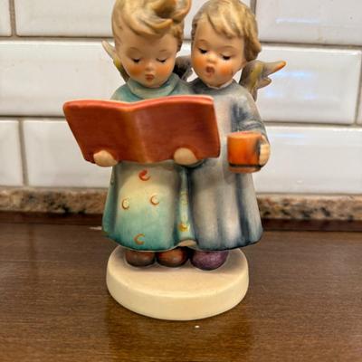 Vintage Hummel 5.25 in. Angel Duet Candle Holder #193, TMK-4