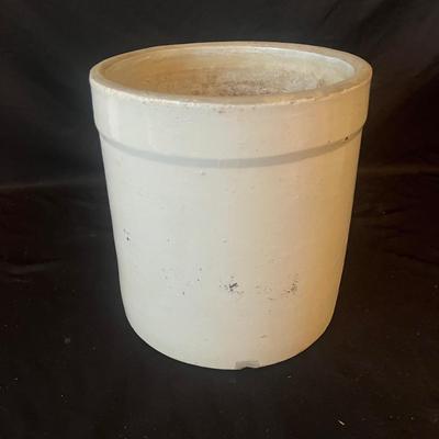 Stoneware Crock & Two Wooden Boxes (L-MG)