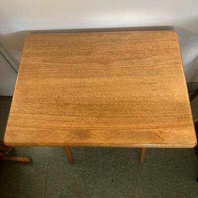 Set of Wooden TV Trays (L-MG)