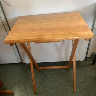 Set of Wooden TV Trays (L-MG)