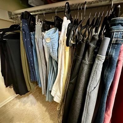 Women's Plus Size Clothes - Lot C (Lots are on single rods) Tops & Pants
