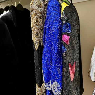 Women's Clothes - Lot J - Beaded Evening wear - XL - 2XL