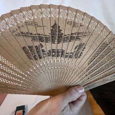 Peacock Parasol, Silk Wall Hanging & More Asian Decorative Items (B1-RG)