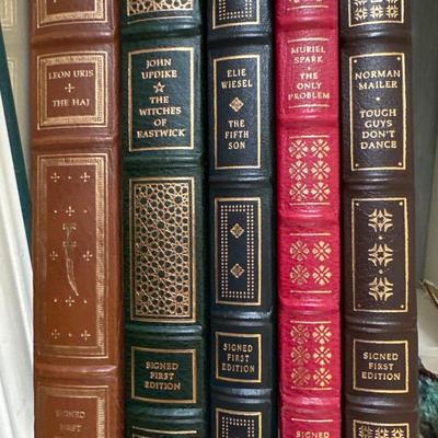 Easton Press Books - Lot G- Signed First Editions
