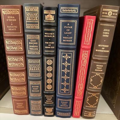 Easton Press Books - Lot F -Signed First Editions