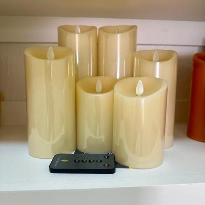 Candle Lot F- Home Decor - Remote Flameless
