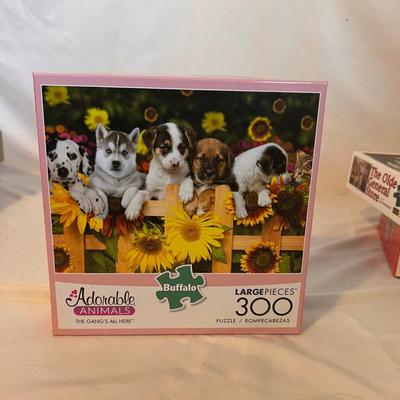 Assortment of Puzzles Including New In Box (B1-RG)