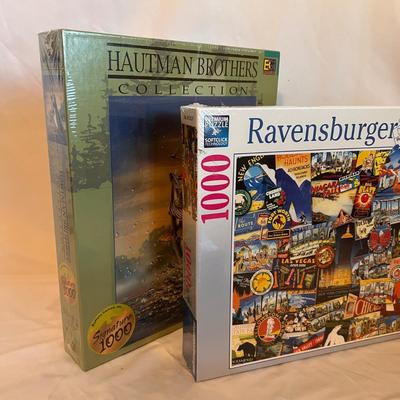 Assortment of Puzzles Including New In Box (B1-RG)