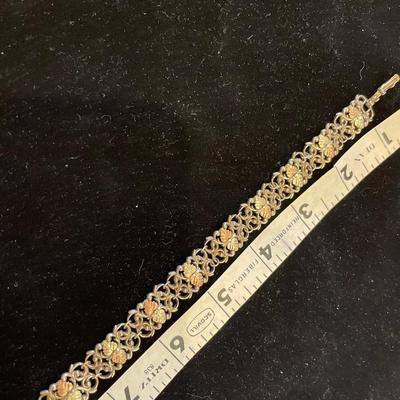 C Co. 12k BHG and 925 bracelet