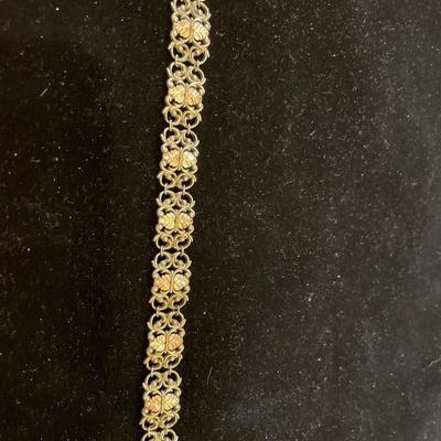 C Co. 12k BHG and 925 bracelet