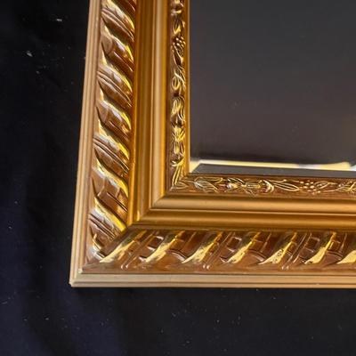Wooden Framed Mirror (LR-MG)
